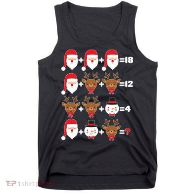 Christmas Math Quiz Tank Top