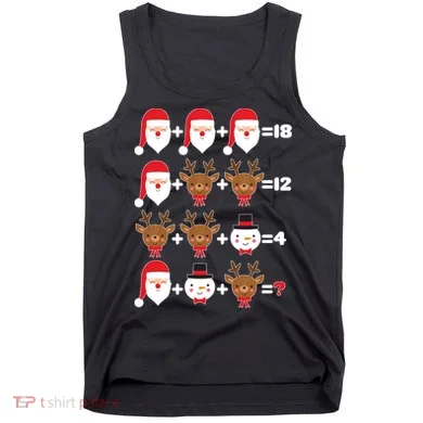 Christmas Math Quiz Tank Top