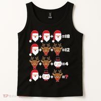 Christmas Math Quiz Tank Top thumb 2
