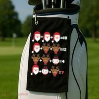 Christmas Math Quiz Golf Towel thumb 2
