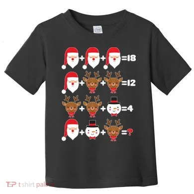 Christmas Math Quiz Toddler T-Shirt