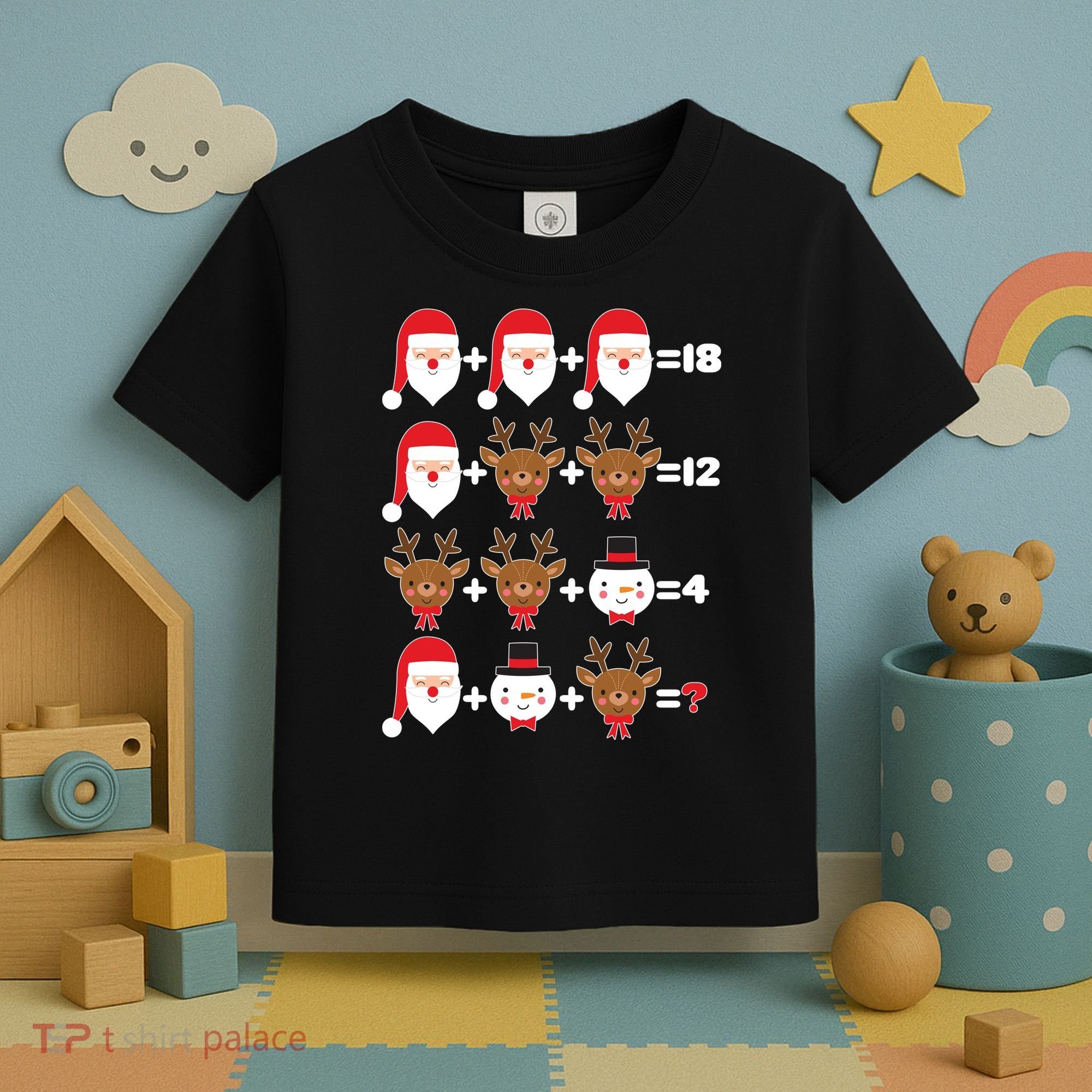 Christmas Math Quiz Toddler T-Shirt