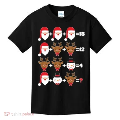Christmas Math Quiz Kids T-Shirt