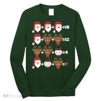 Christmas Math Quiz Long Sleeve Shirt thumb 0