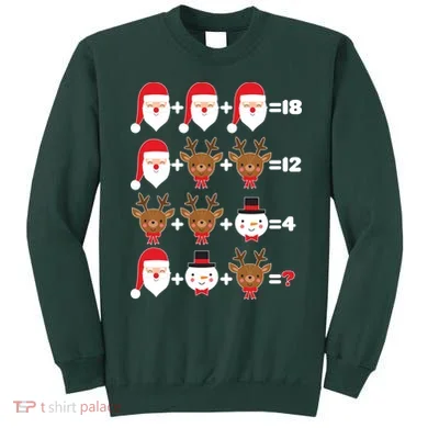 Christmas Math Quiz Sweatshirt