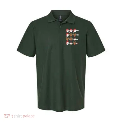 Christmas Math Quiz Polo