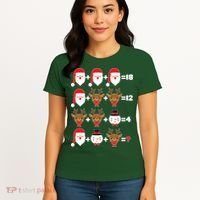 Christmas Math Quiz Women's T-Shirt thumb 4