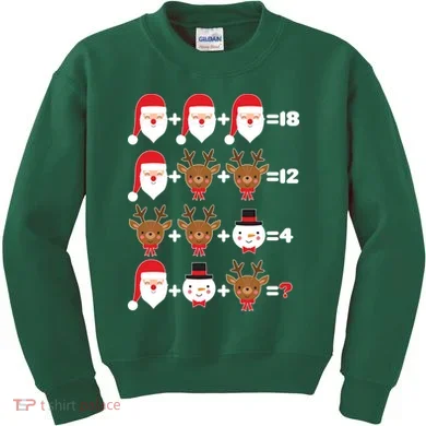 Christmas Math Quiz Kids Sweatshirt