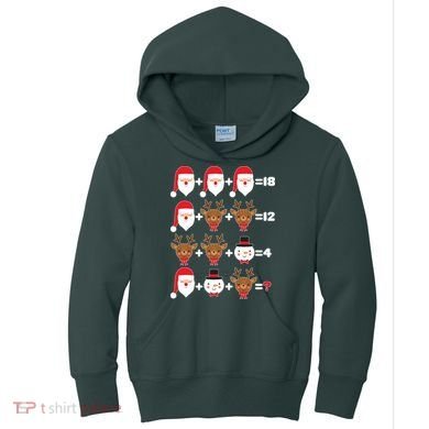 Christmas Math Quiz Kids Hoodie