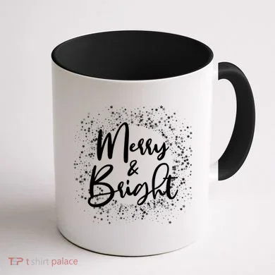 Christmas Merry and Bright Coffee Mug back