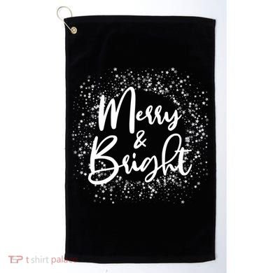 Christmas Merry and Bright Golf Towel