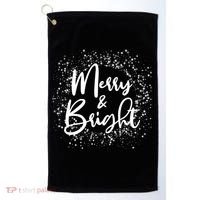 Christmas Merry and Bright Golf Towel thumb 0