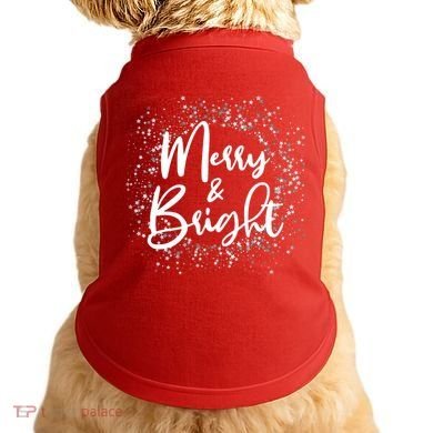 Christmas Merry and Bright Doggie Tank