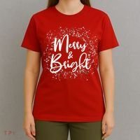 Christmas Merry and Bright T-Shirt thumb 4
