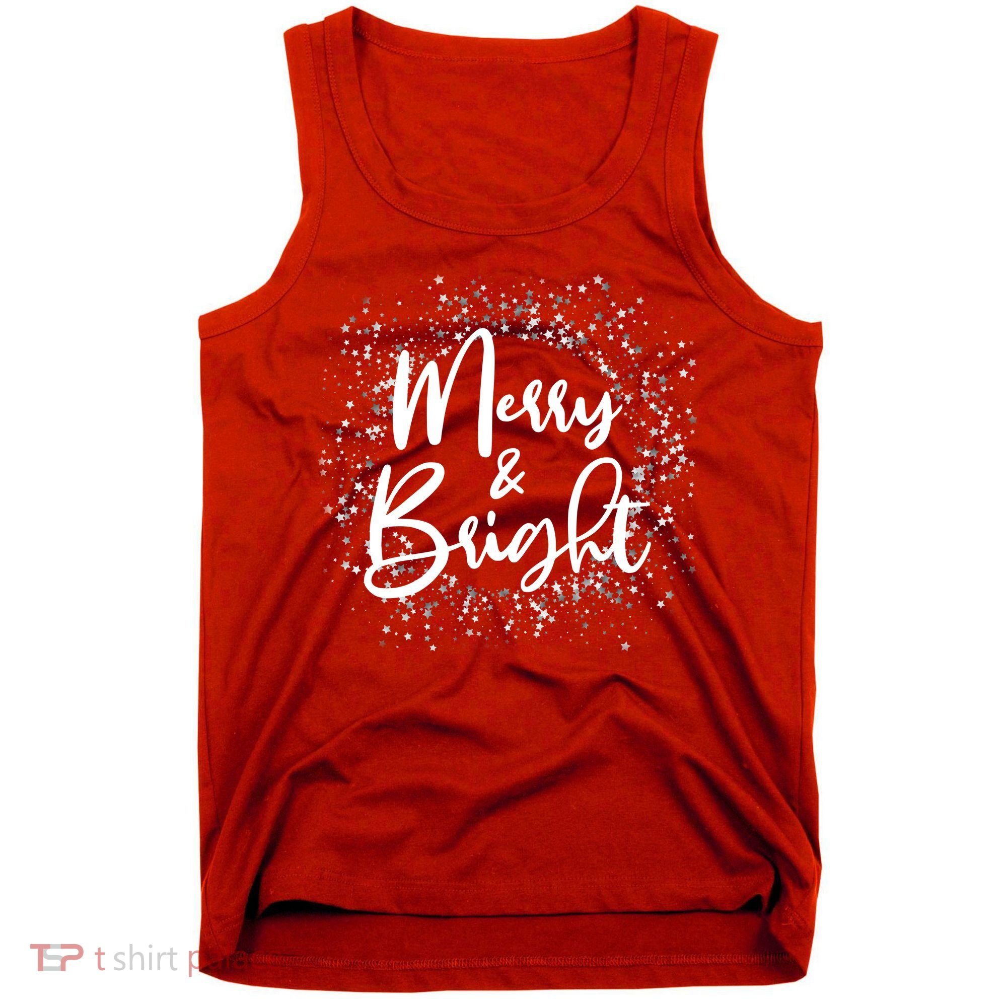 Christmas Merry and Bright Tank Top