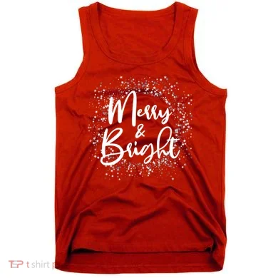 Christmas Merry and Bright Tank Top