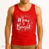 Christmas Merry and Bright Tank Top thumb 3