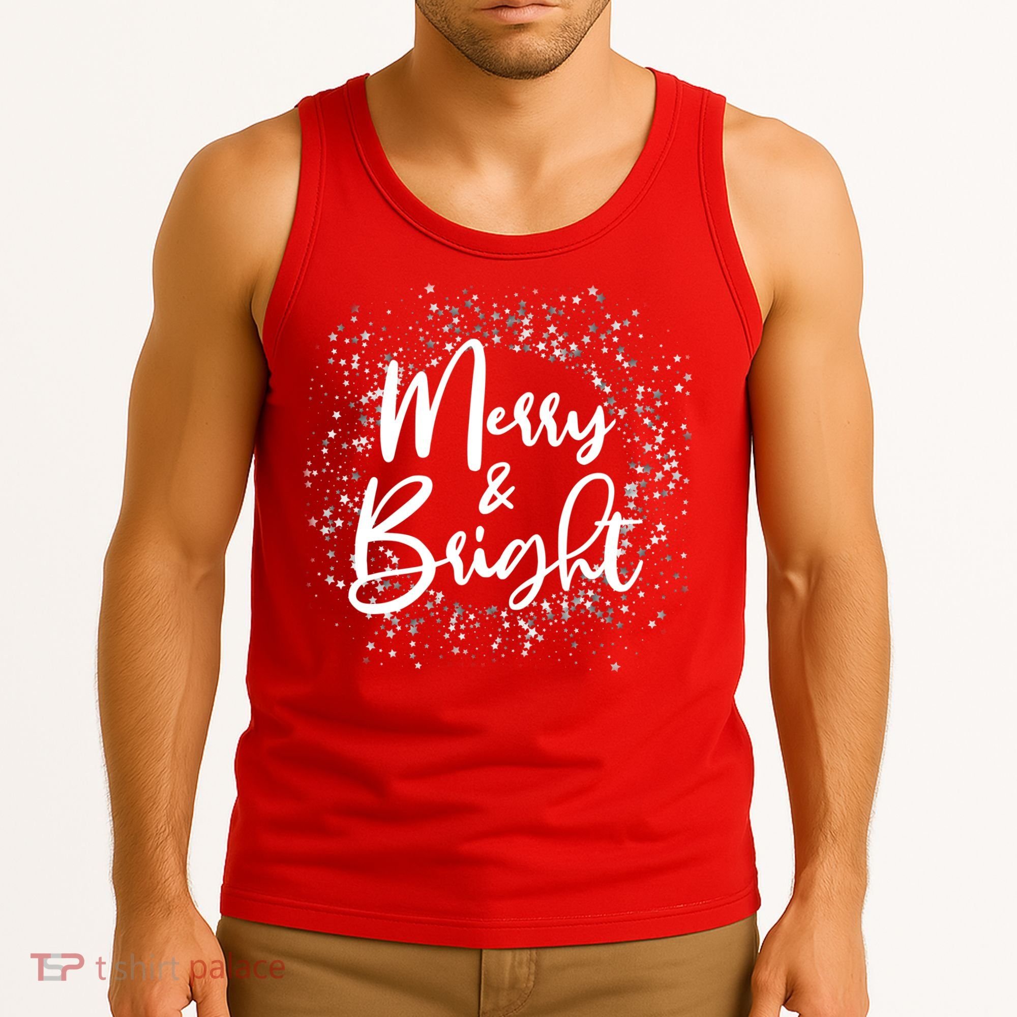 Christmas Merry and Bright Tank Top
