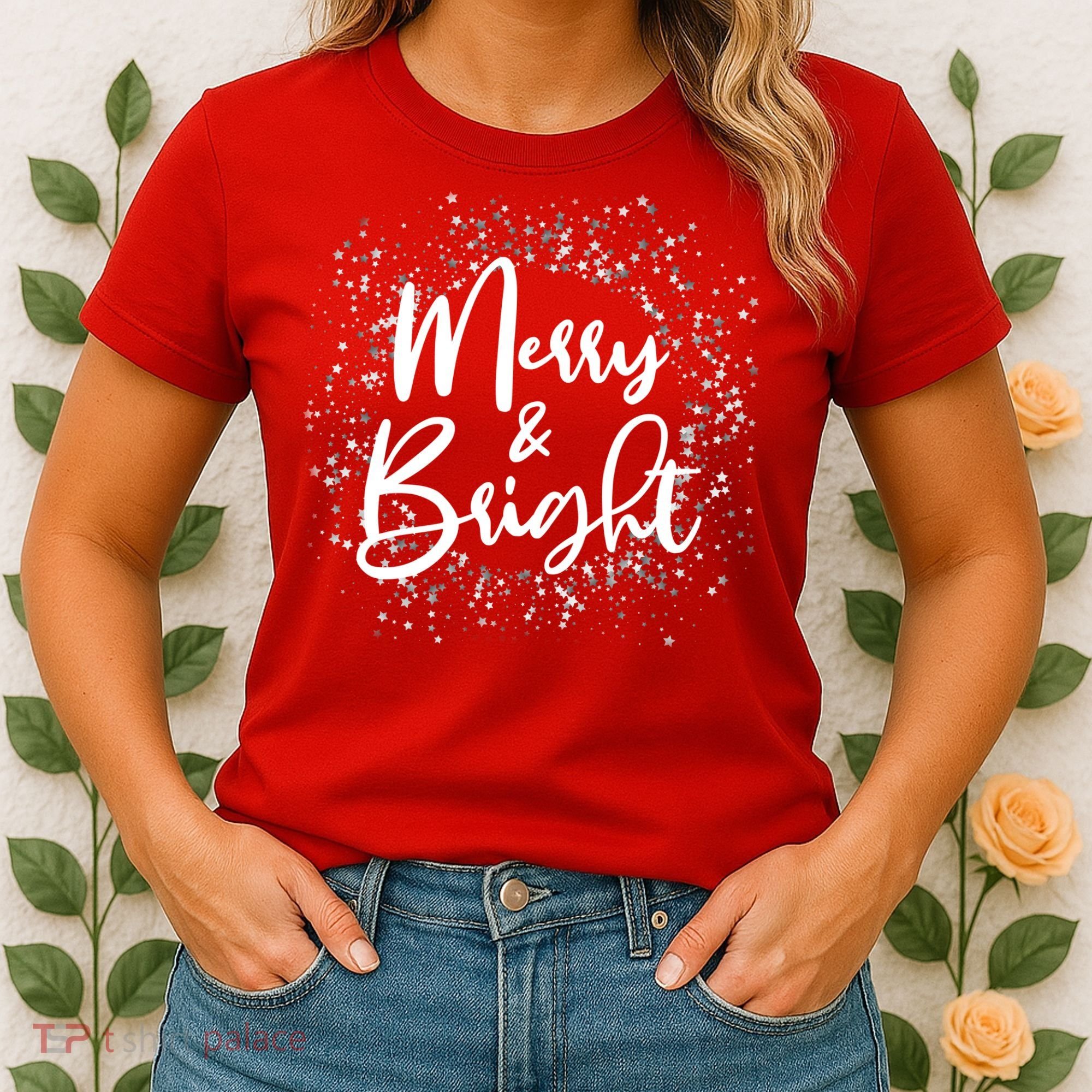 Christmas Merry and Bright Women's T-Shirt