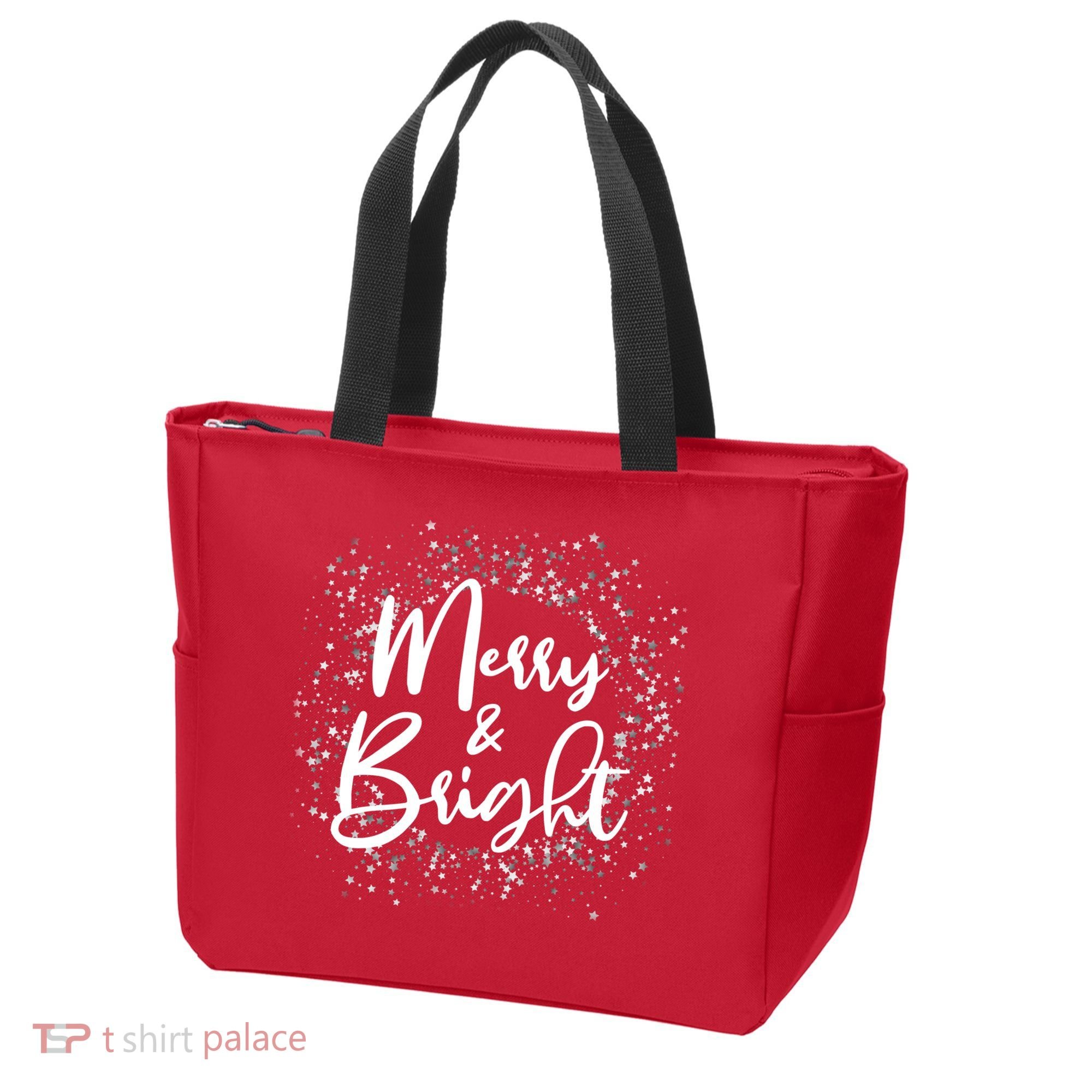 Christmas Merry and Bright Tote Bag