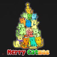 Christmas Merry Catmas Tree Doggie Tank thumb 4