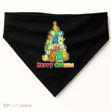 Christmas Merry Catmas Tree USA-Made Doggie Bandana