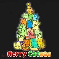 Christmas Merry Catmas Tree Bucket Hat thumb 4