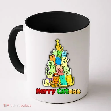 Christmas Merry Catmas Tree Coffee Mug