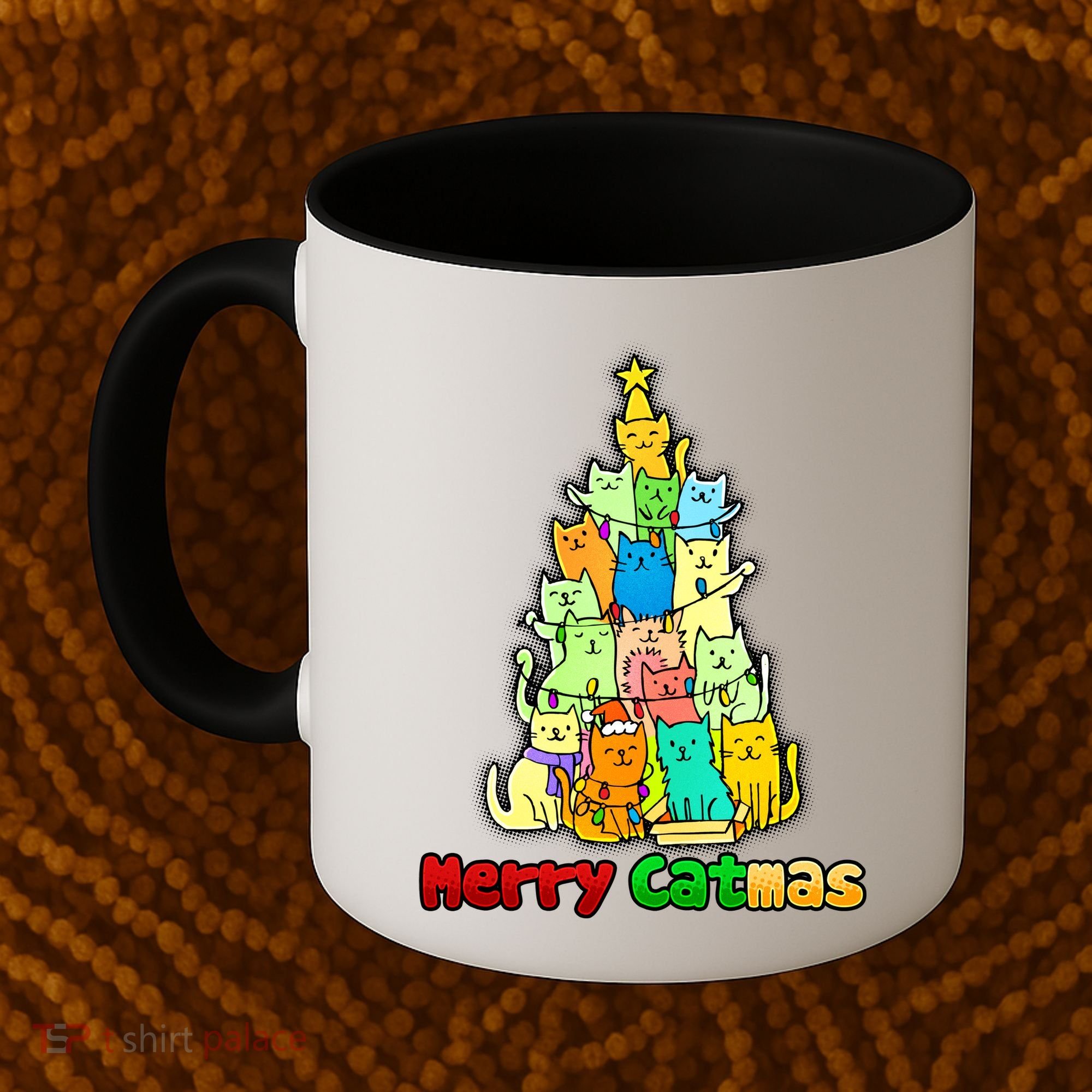 Christmas Merry Catmas Tree Coffee Mug