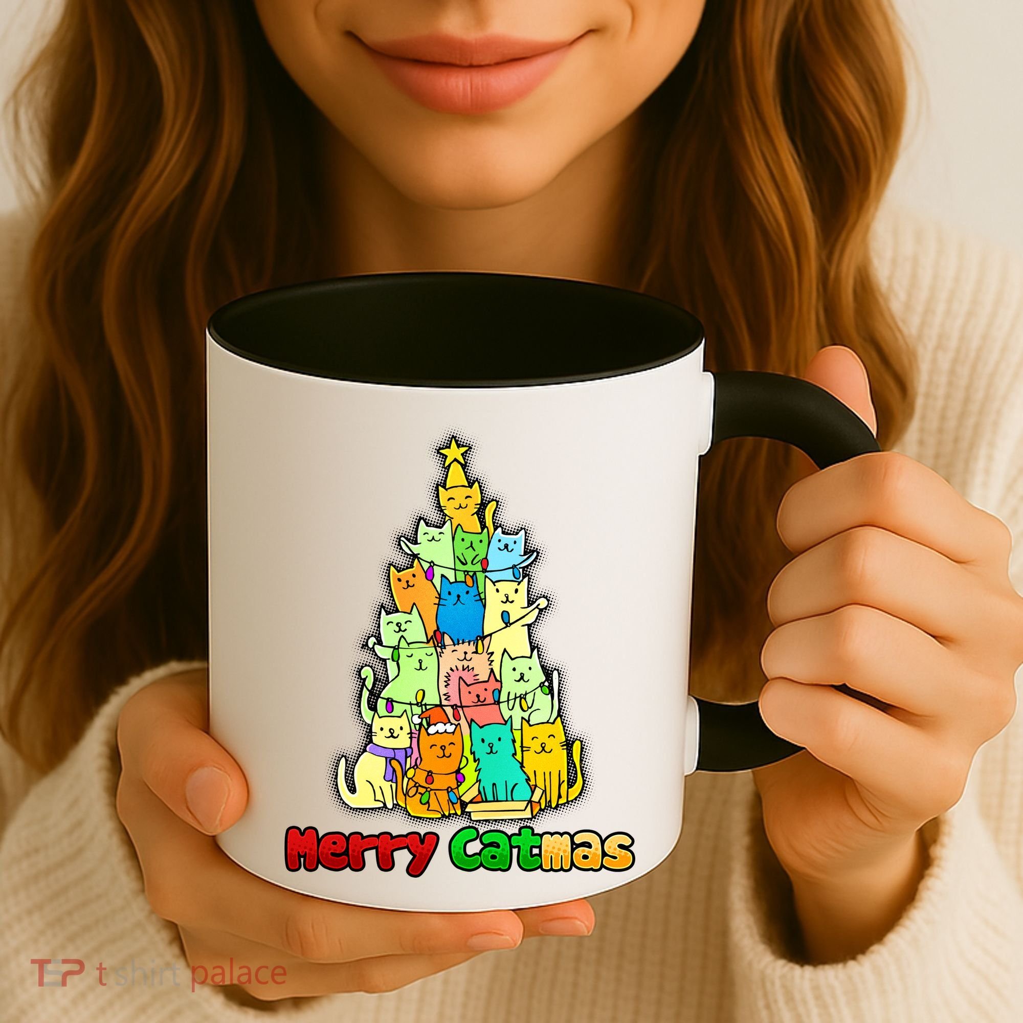 Christmas Merry Catmas Tree Coffee Mug