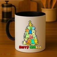 Christmas Merry Catmas Tree Coffee Mug thumb 4