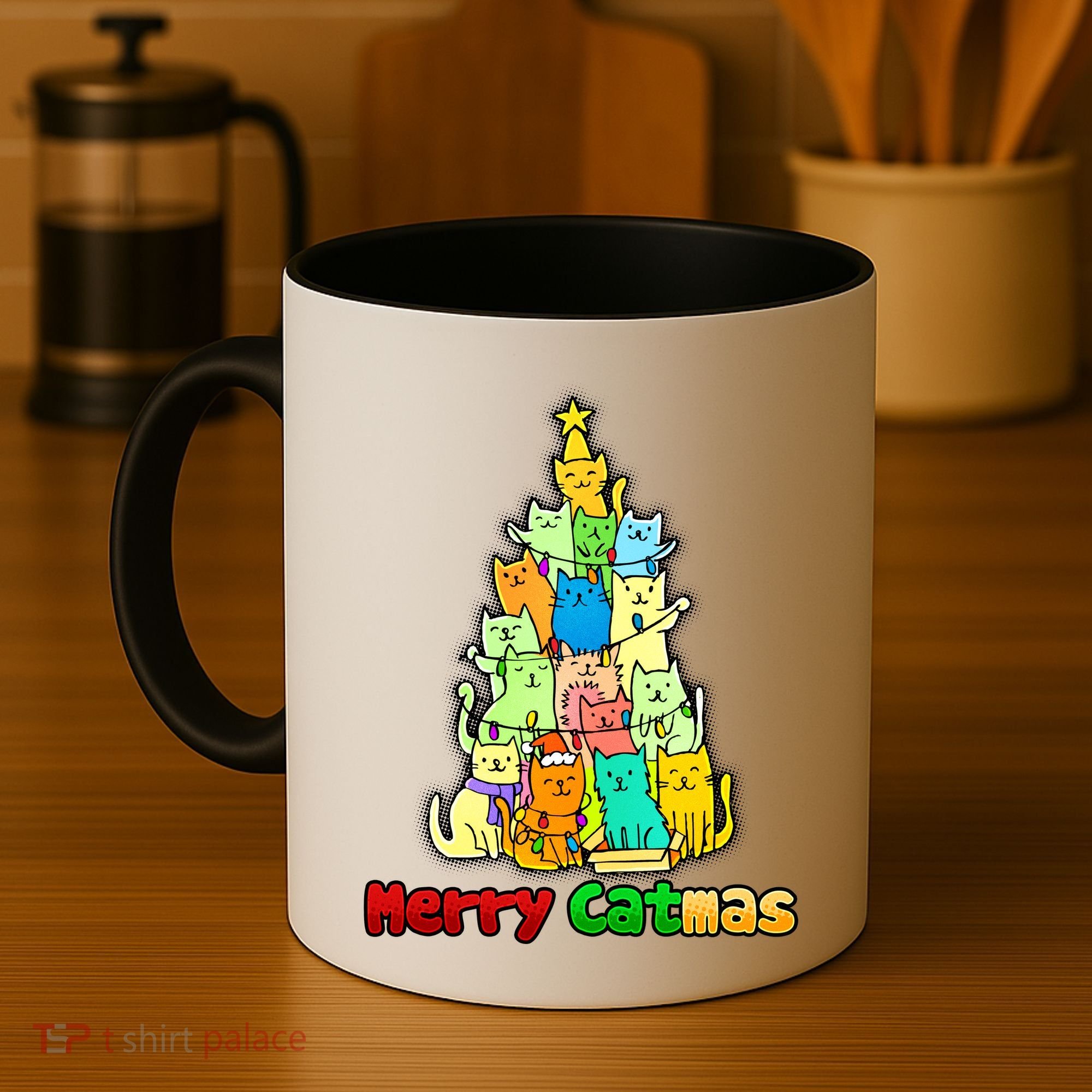 Christmas Merry Catmas Tree Coffee Mug