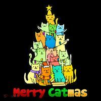 Christmas Merry Catmas Tree Coffee Mug thumb 5