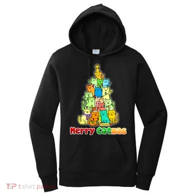 Christmas Merry Catmas Tree Women's Hoodie