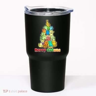 Christmas Merry Catmas Tree Tumbler