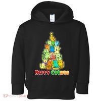 Christmas Merry Catmas Tree Toddler Hoodie thumb 0