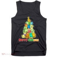 Christmas Merry Catmas Tree Tank Top thumb 0