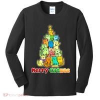 Christmas Merry Catmas Tree Kids Long Sleeve Shirt thumb 0