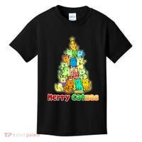Christmas Merry Catmas Tree Kids T-Shirt thumb 0