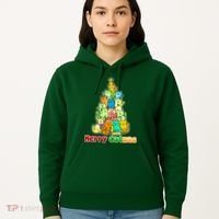 Christmas Merry Catmas Tree Hoodie thumb 5