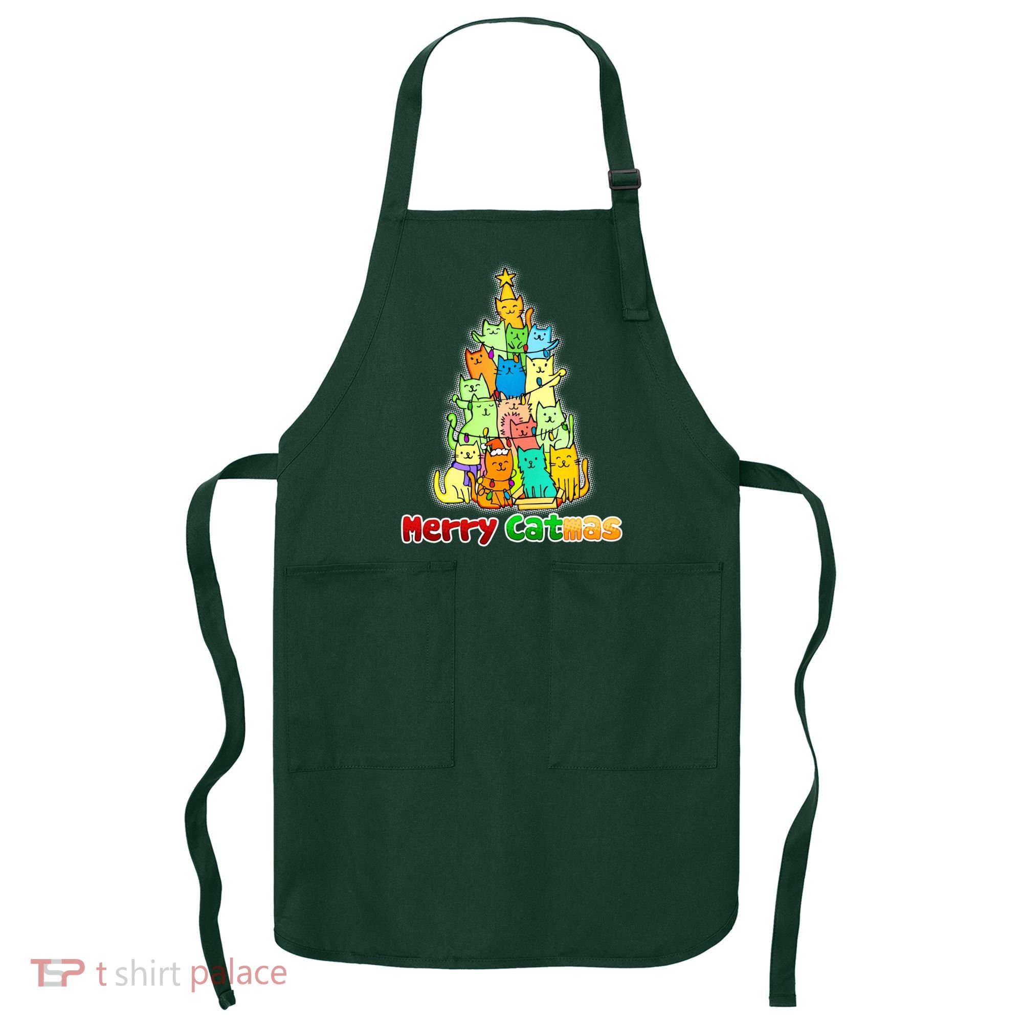 Christmas Merry Catmas Tree Apron