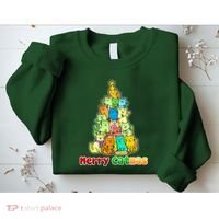 Christmas Merry Catmas Tree Sweatshirt thumb 2