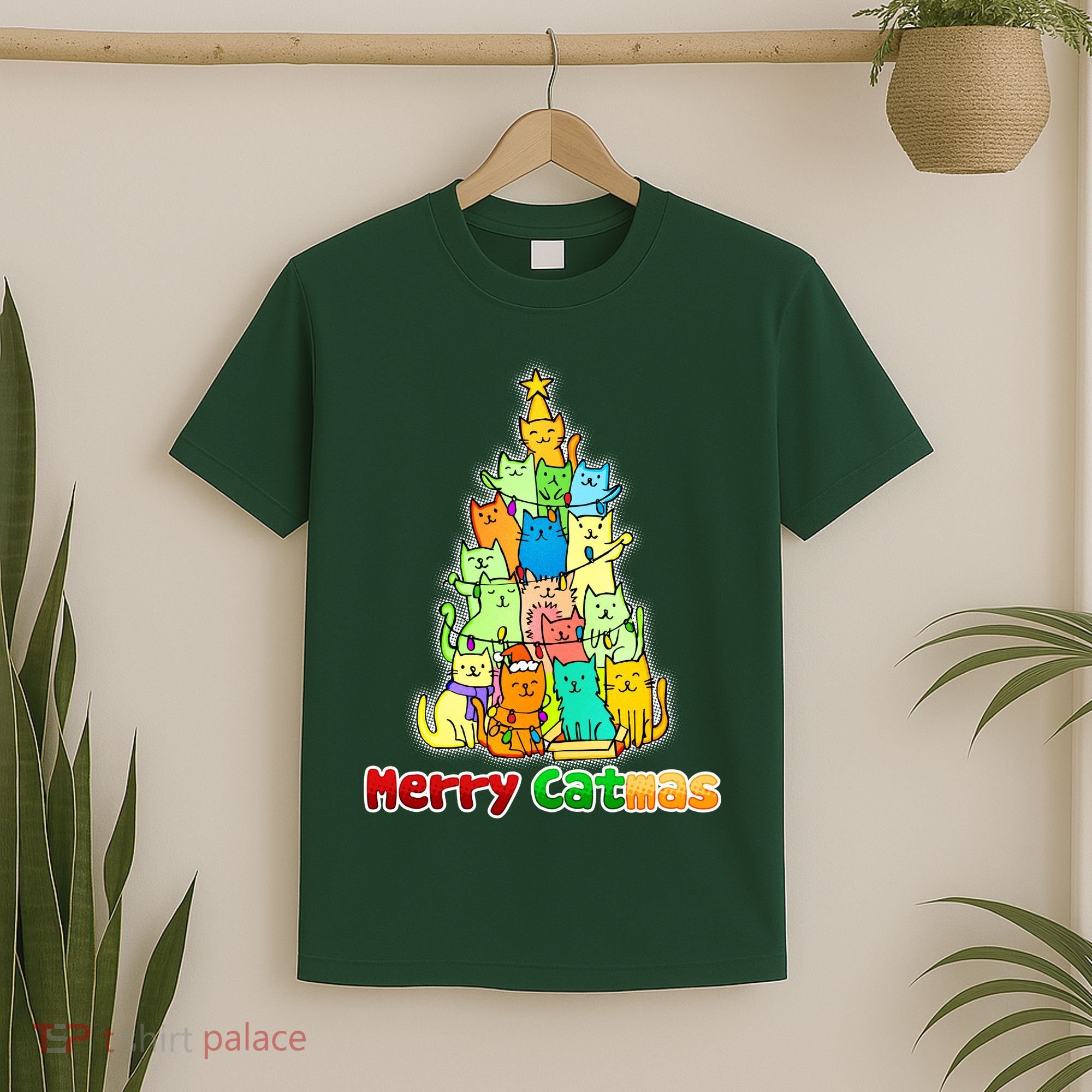 Christmas Merry Catmas Tree T-Shirt