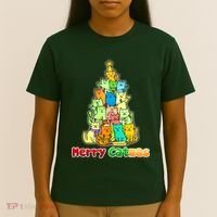 Christmas Merry Catmas Tree T-Shirt thumb 4
