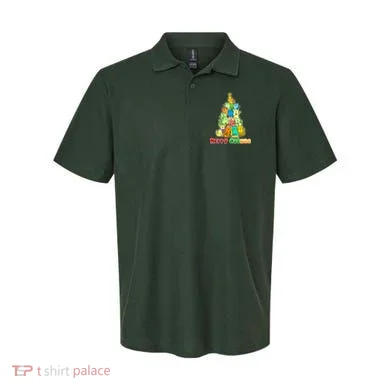 Christmas Merry Catmas Tree Polo
