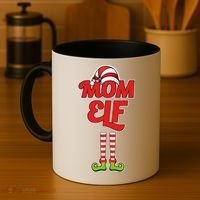Christmas Mom Elf Coffee Mug thumb 4