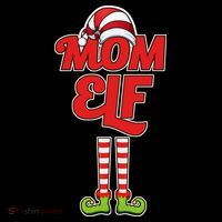 Christmas Mom Elf Women's Hoodie thumb 2