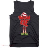 Christmas Mom Elf Tank Top thumb 0