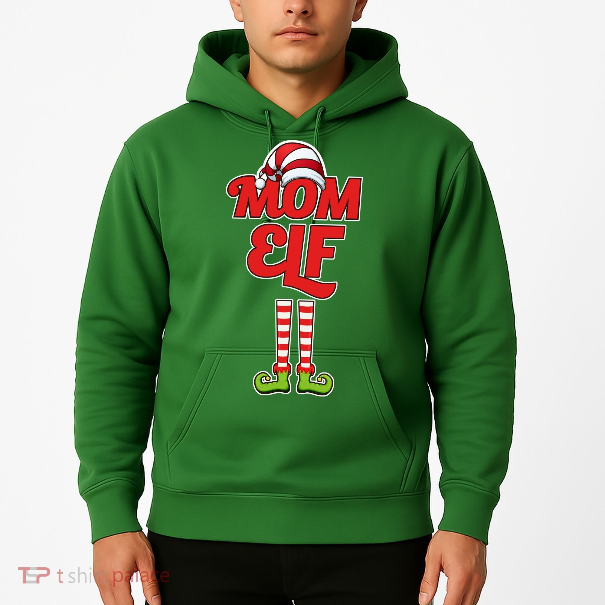 Christmas Mom Elf Hoodie