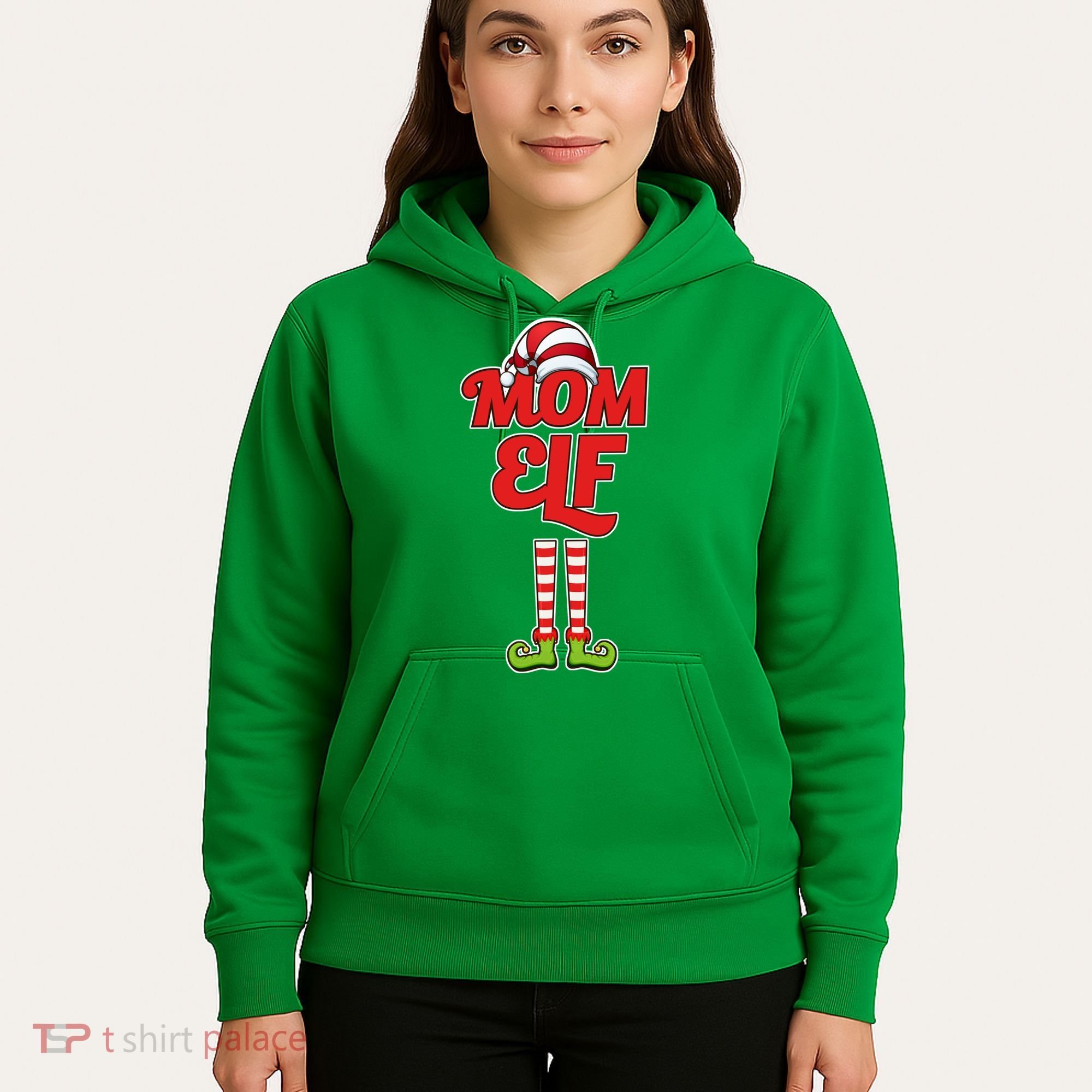 Christmas Mom Elf Hoodie